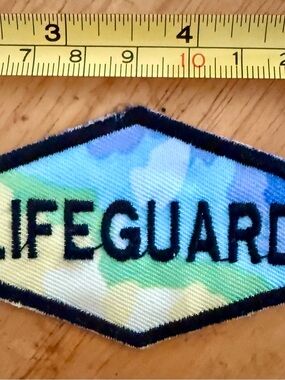 New Tie-Dye Lifeguard Patch — Blue and Green Lifeguard Accent